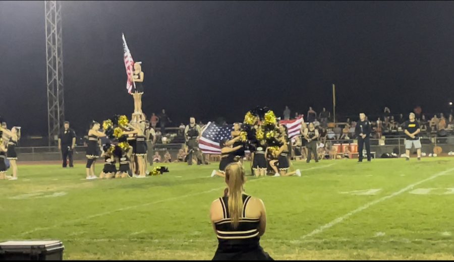 HHS Commemorates 9/11 in Their Half Time Show