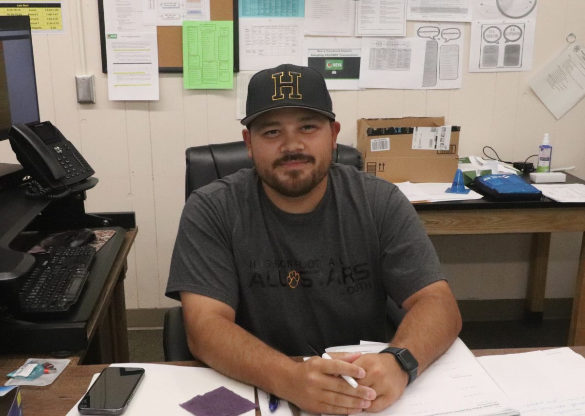 Offensive Football Coach and teacher at Hughson High School, Phil Tubera. 