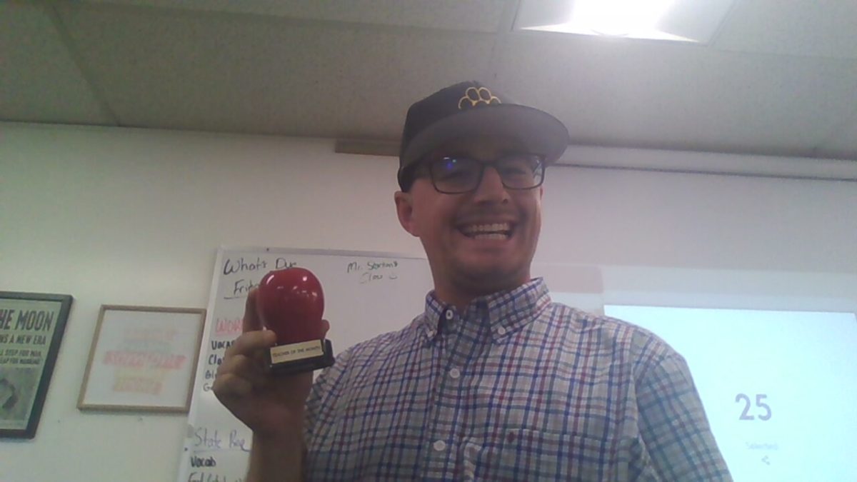 Daniel (DJ) Sexton Named September Teacher of the Month