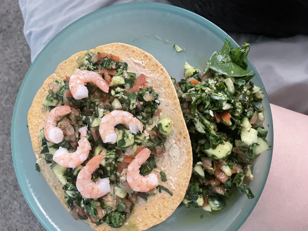Food created using kitchen scrapes